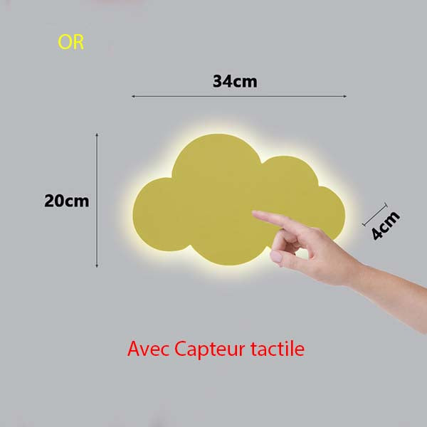 Nuage wall light for children's bedroom