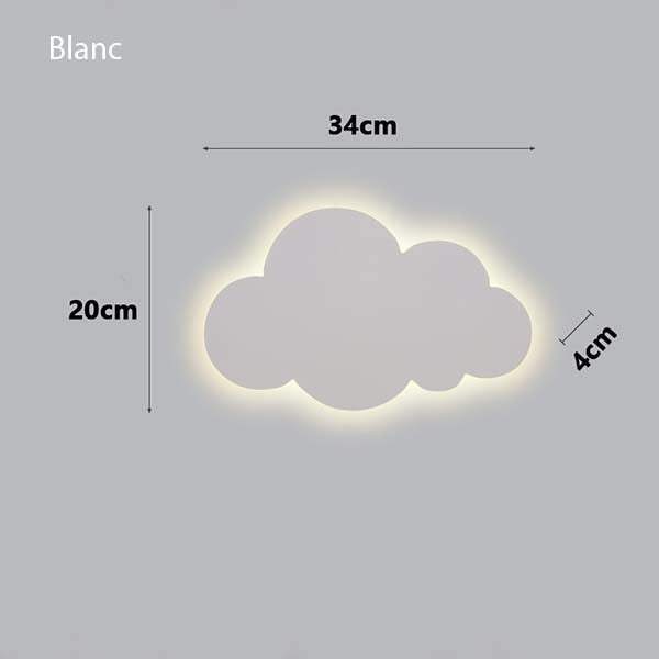 Nuage wall light for children's bedroom