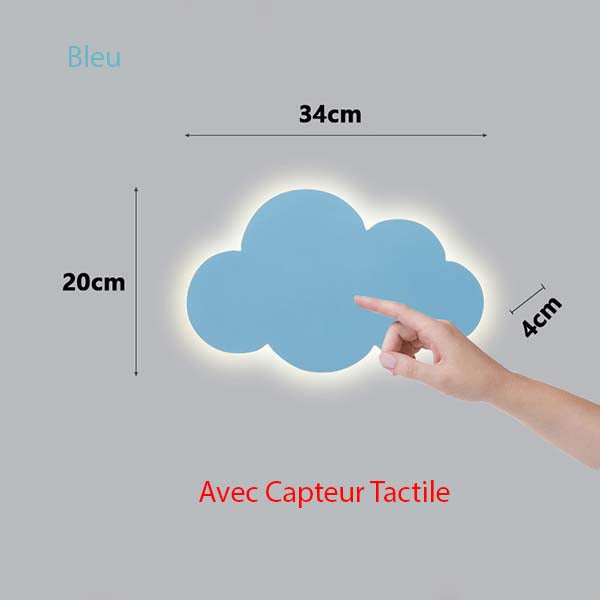 Nuage wall light for children's bedroom