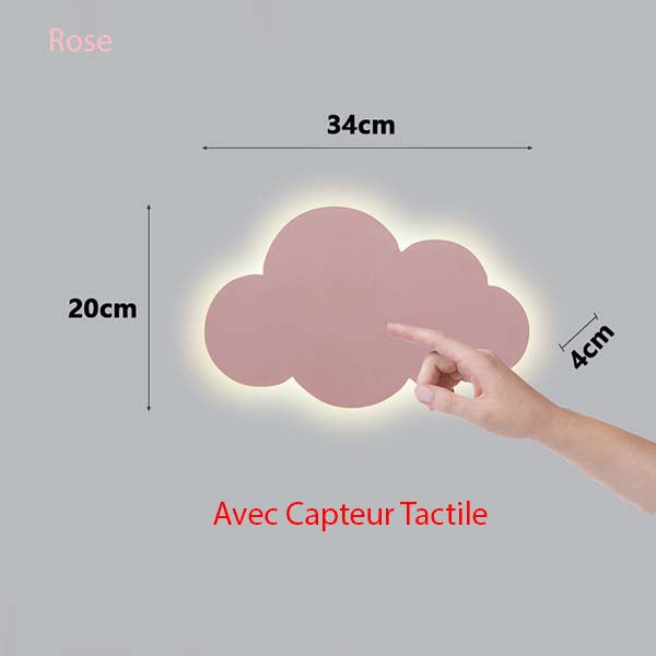Nuage wall light for children's bedroom