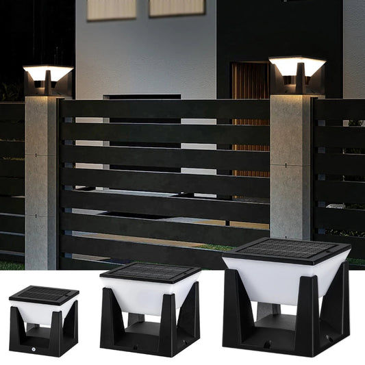 Lampe solaire pilier Presentation modele entree maison