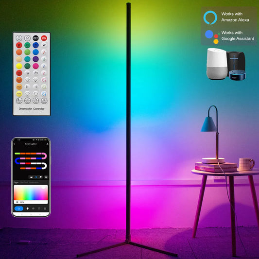 Lampe Led RGB sur pied