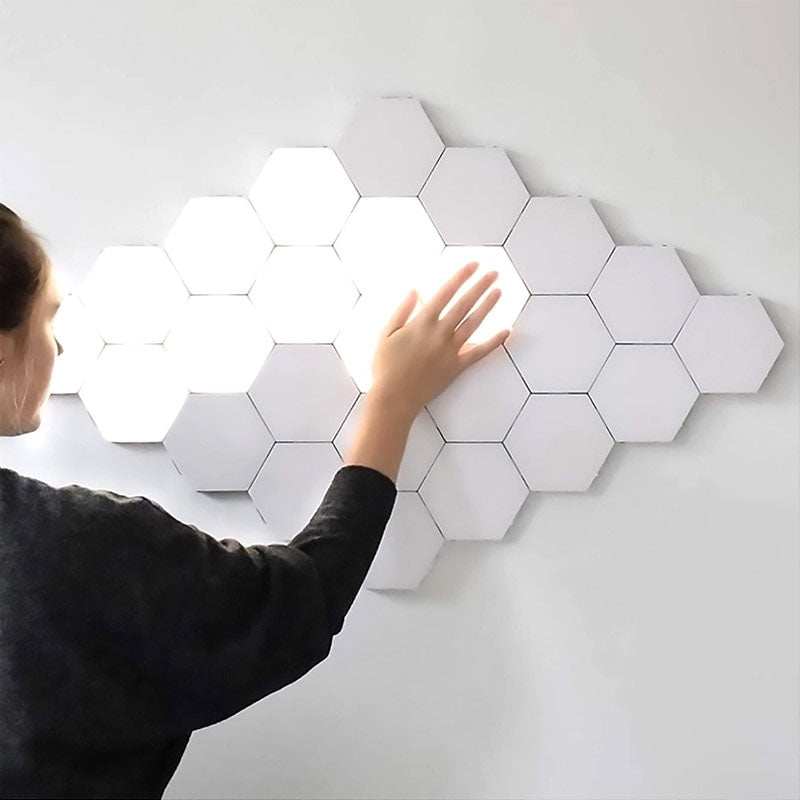 Applique Led hexagonale tactile,  - Luminaires Design –