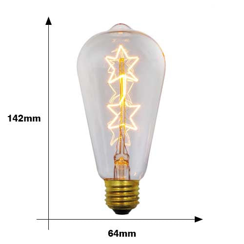 ampoule led etoile dimension
