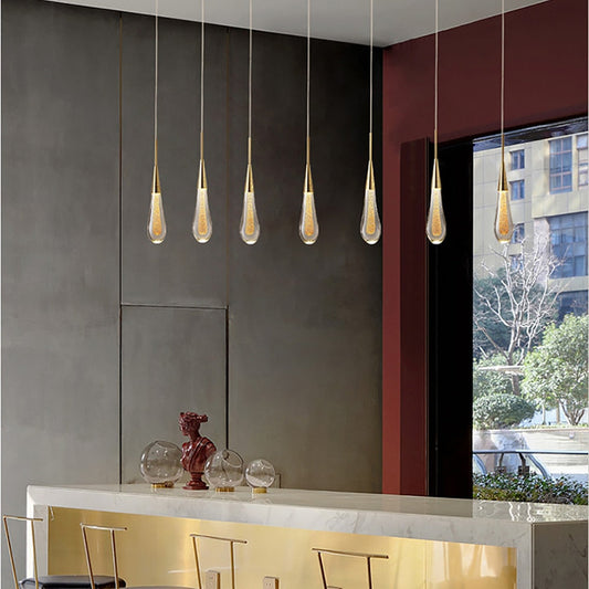 Lámpara colgante art déco