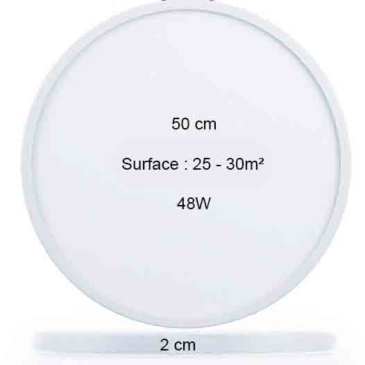 Plafonnier Cuisine Circulaire Led