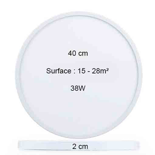 Plafonnier Cuisine Circulaire Led