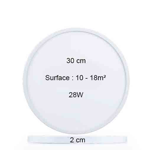 Plafonnier Cuisine Circulaire Led