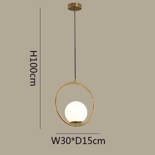 Golden chandelier