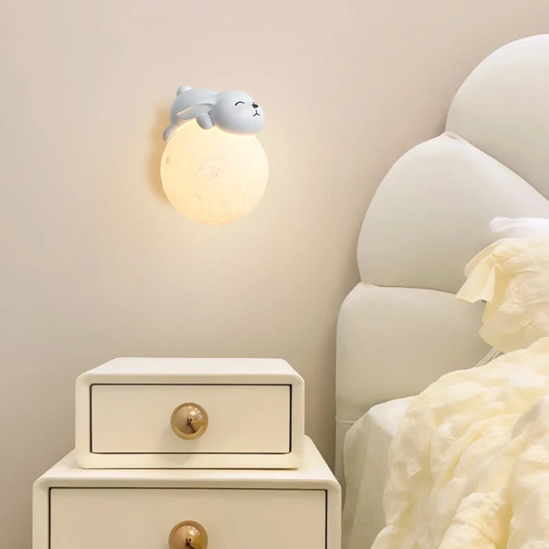 Applique Murale Animale Douce Nuit chambre enfant  lapin