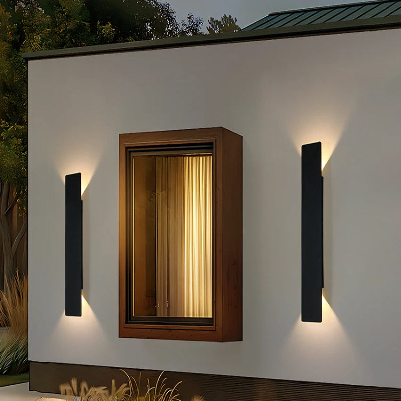 Applique Murale LED Extérieure IP65 Noir fenetre