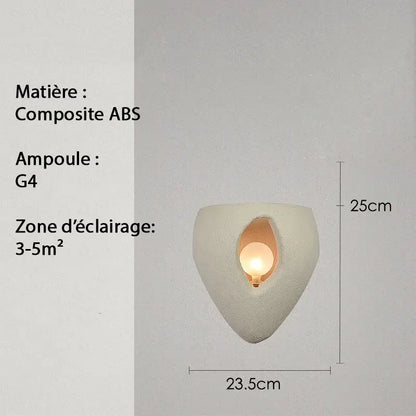 Applique Murale Minimaliste Wabi Sabi 11