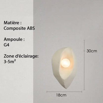 Applique Murale Minimaliste Wabi Sabi 13