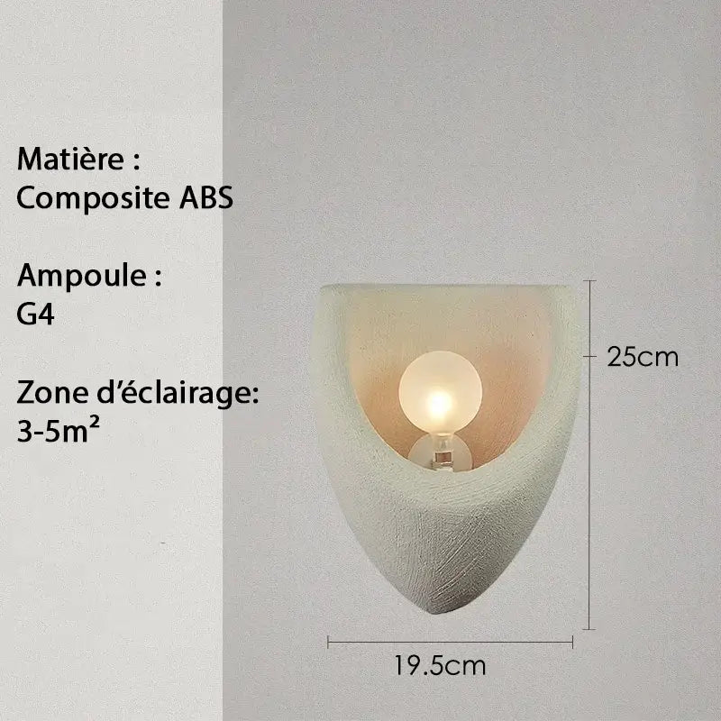 Applique Murale Minimaliste Wabi Sabi 14