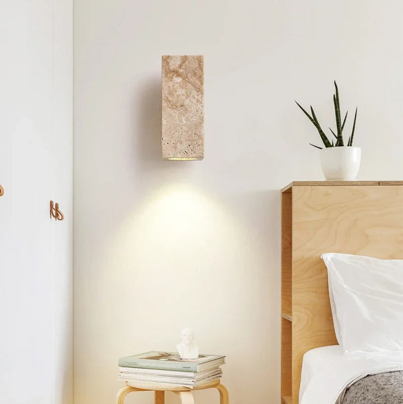 Applique Murale en Pierre carré chambre cosy