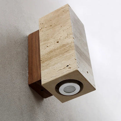 Applique Murale en Pierre carré emplacement