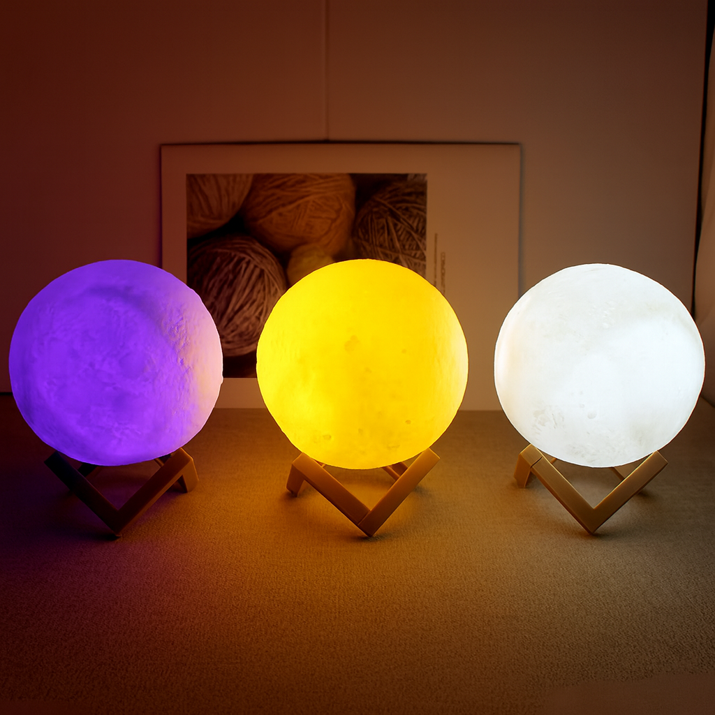 Lampe de Nuit LED Lunaire 