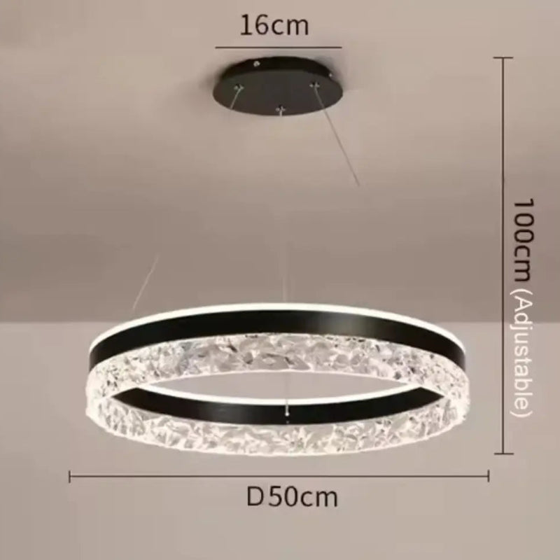 Dimension Lustre de Plafond Moderne – Éclat Stellaire