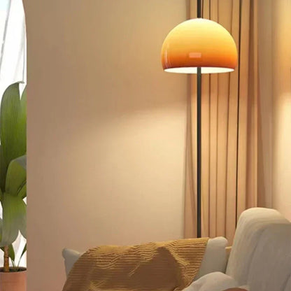 Lampadaire sur Pied en Verre Murano Style - Ambiance 70s & Lounge