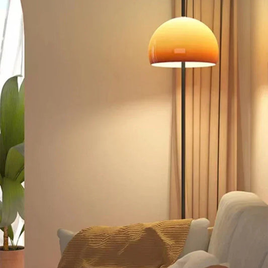 Lampadaire sur Pied en Verre Murano Style - Ambiance 70s & Lounge