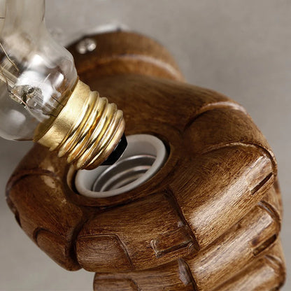 Lampe Murale Poing Rétro 