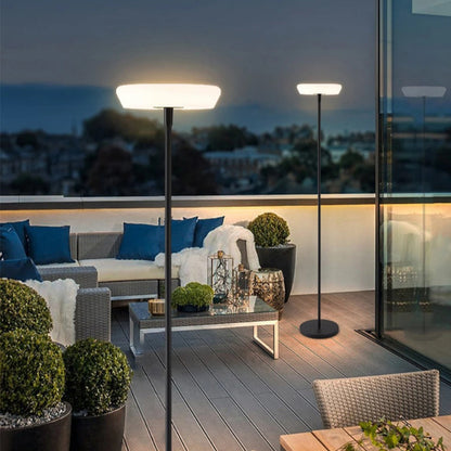 Lampe Solaire d’Extérieur Sur Pied biseau terrasse