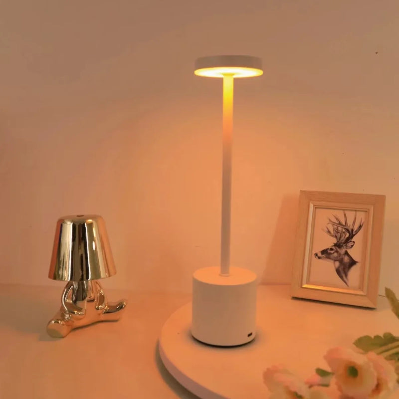 Lampe de table sans fil variant blanc