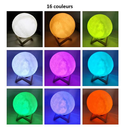 Lampe de Nuit LED Lunaire 