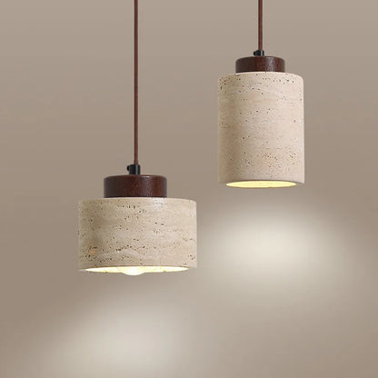 Luppa Suspension en Pierre Jaune Naturelle