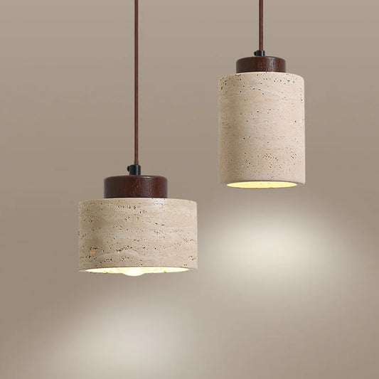Luppa Suspension en Pierre Jaune Naturelle