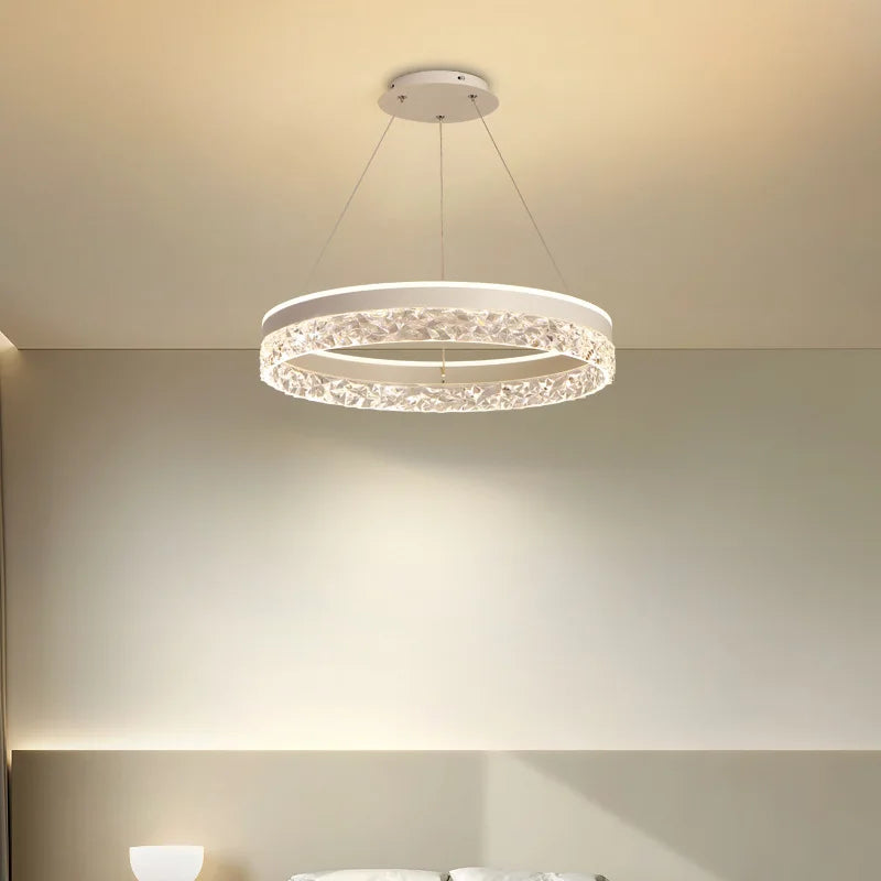 Lustre de Plafond Moderne Blanc