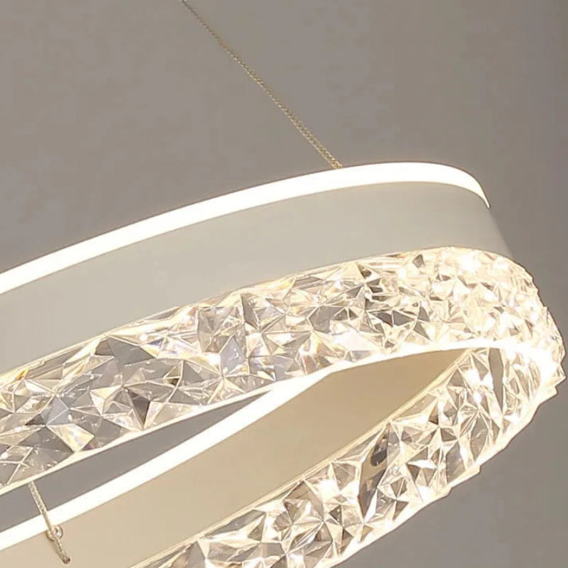 Lustre de Plafond Moderne Blanc lampe détail