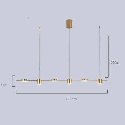 Suspension LED Moderne pour Salon et Salle à Manger