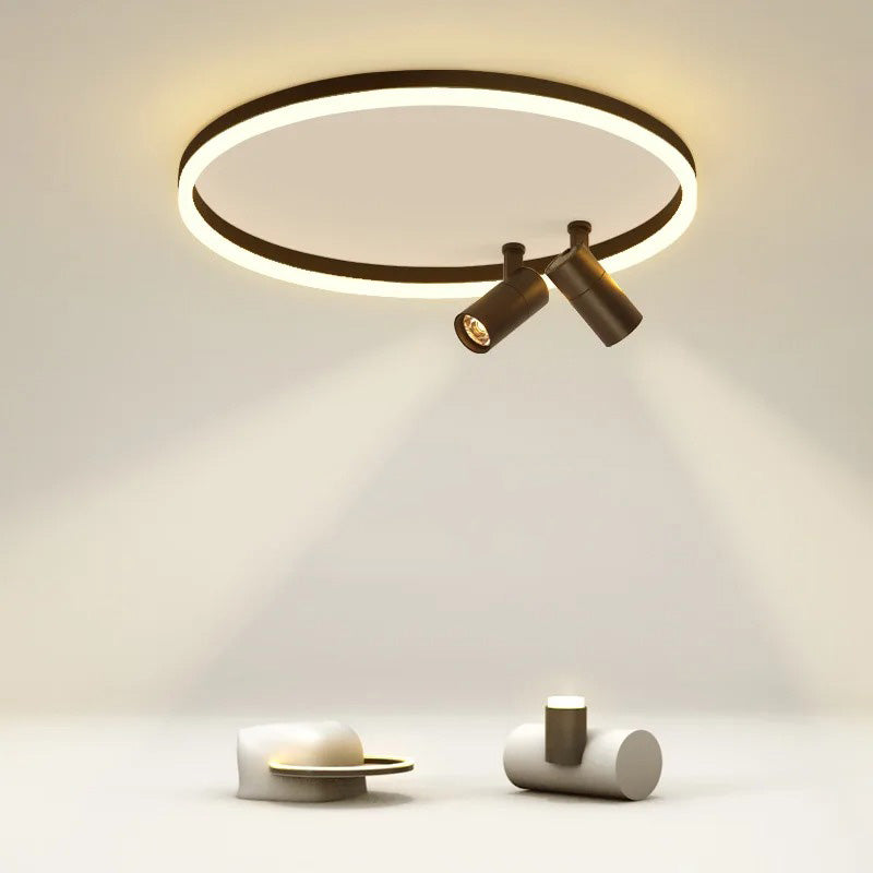 Plafonnier LED Moderne avec Spots