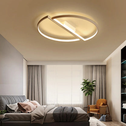 Plafonnier LED Demi-Cercle moderne
