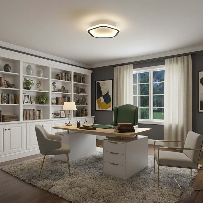Plafonnier LED Minimaliste 3 Couleurs bureau