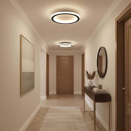 Plafonnier LED Minimaliste 3 Couleurs couloir cosy