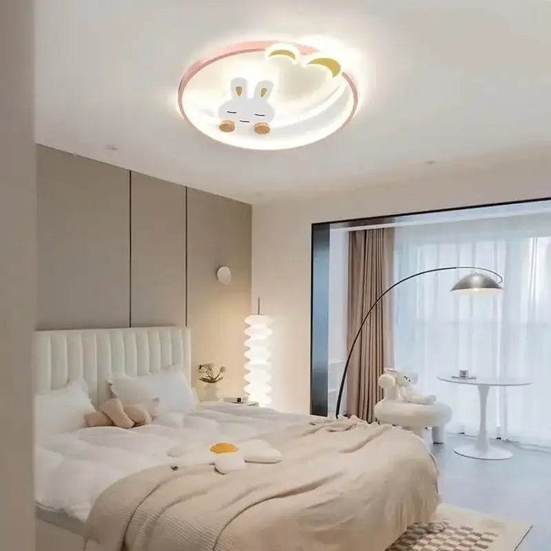 Plafonnier Lapin Lune chambre