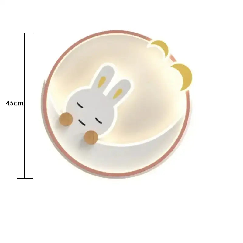 Plafonnier Lapin Lune dimension luppa