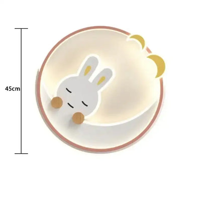 Plafonnier Lapin Lune dimension luppa