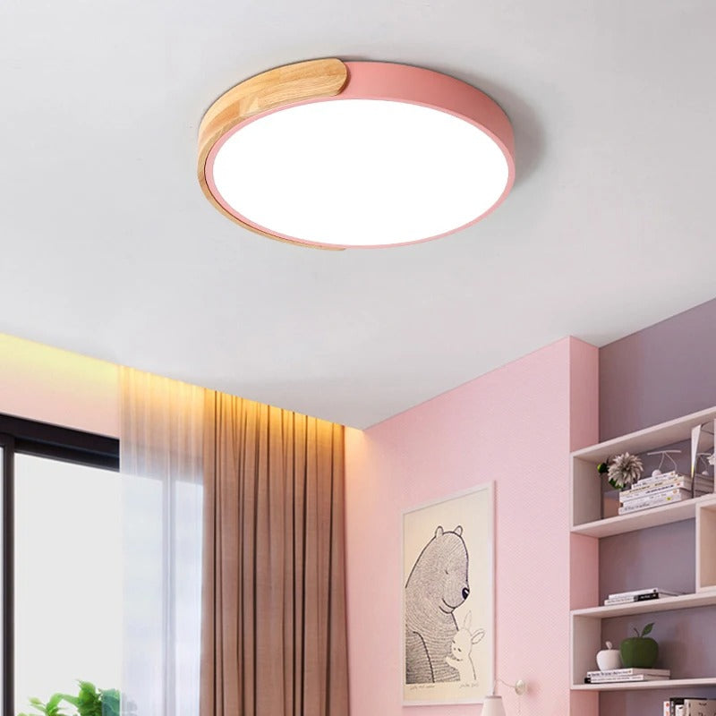 Plafonnier d'Intérieur Design - variant rose