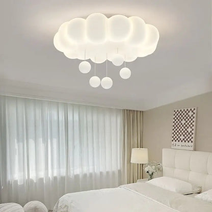 Plafonnier enfant nuage suspension boule chambre