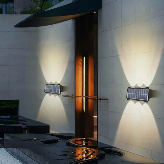 Decorative Solar Outdoor Wall Lamp