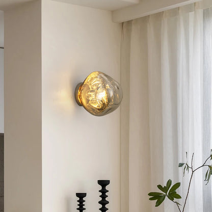 Lava ball design wall light