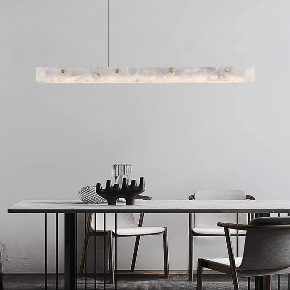 Suspension LED en Marbre Naturel