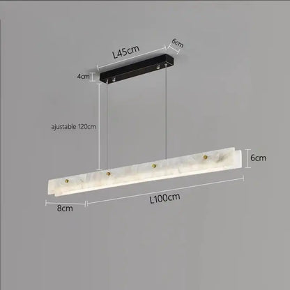 Suspension LED en Marbre Naturel