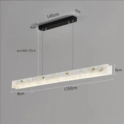 Suspension LED en Marbre Naturel