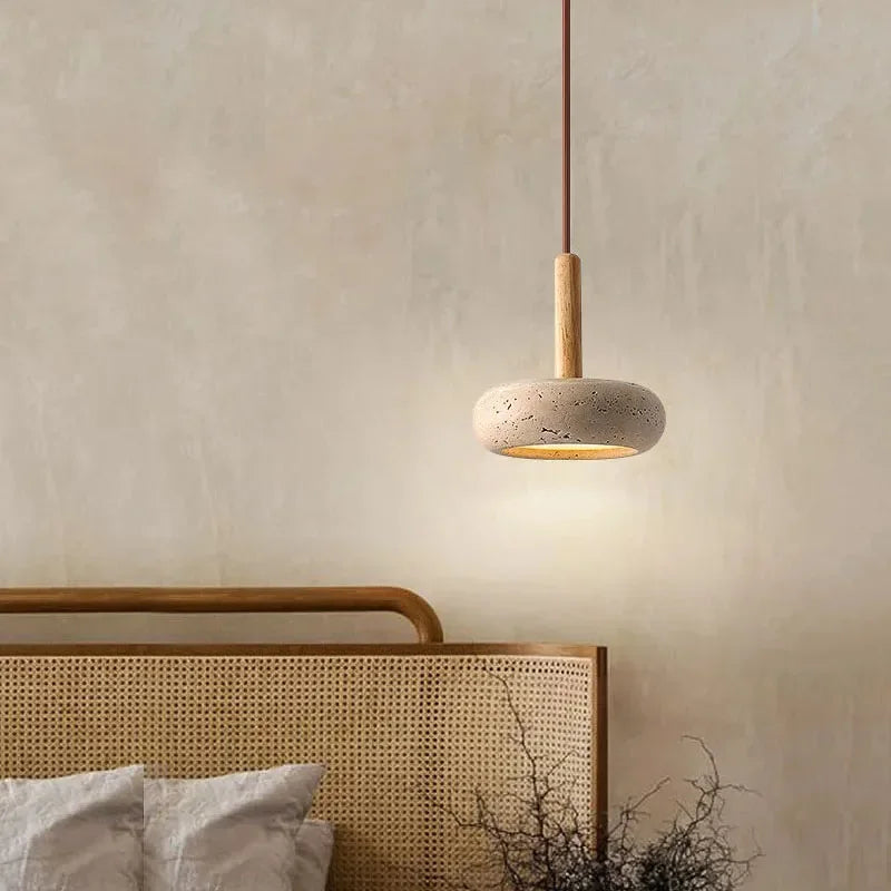 Suspension Circulaire en Pierre Naturelle