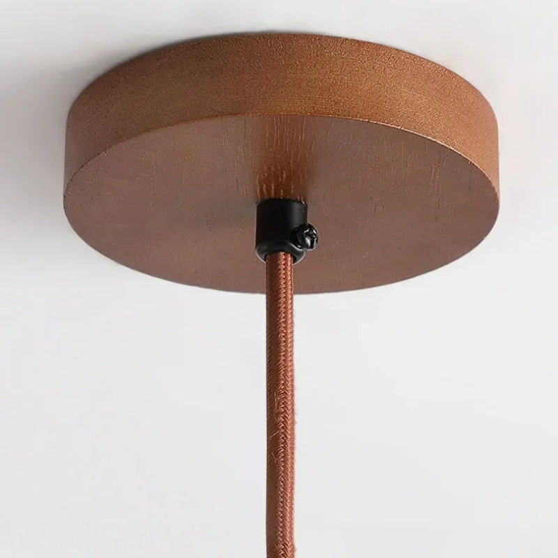 Suspension Circulaire en Pierre Naturelle bois