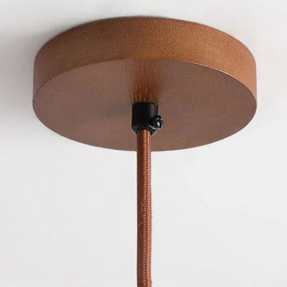 Suspension Circulaire en Pierre Naturelle bois